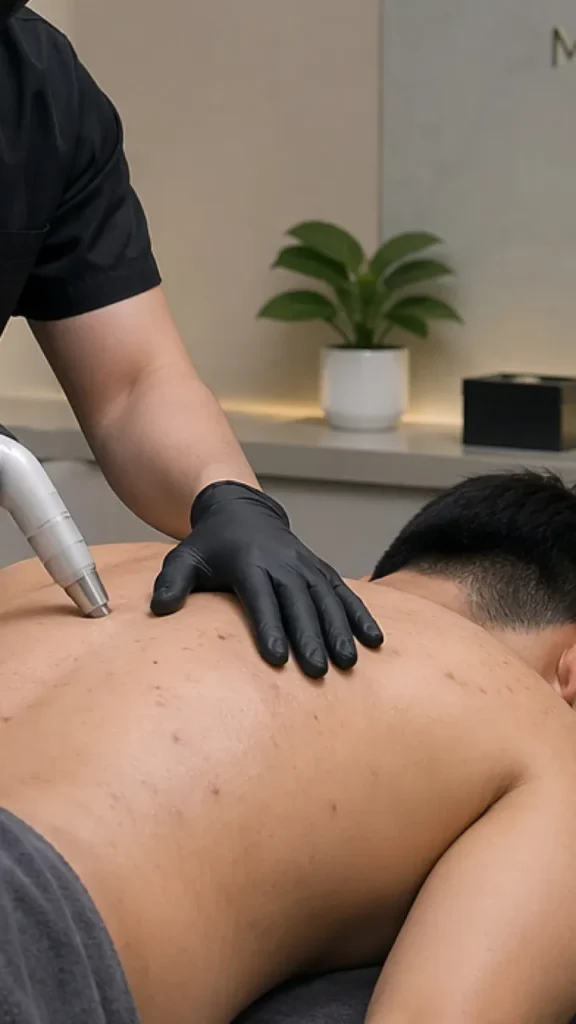 back acne scar treatment