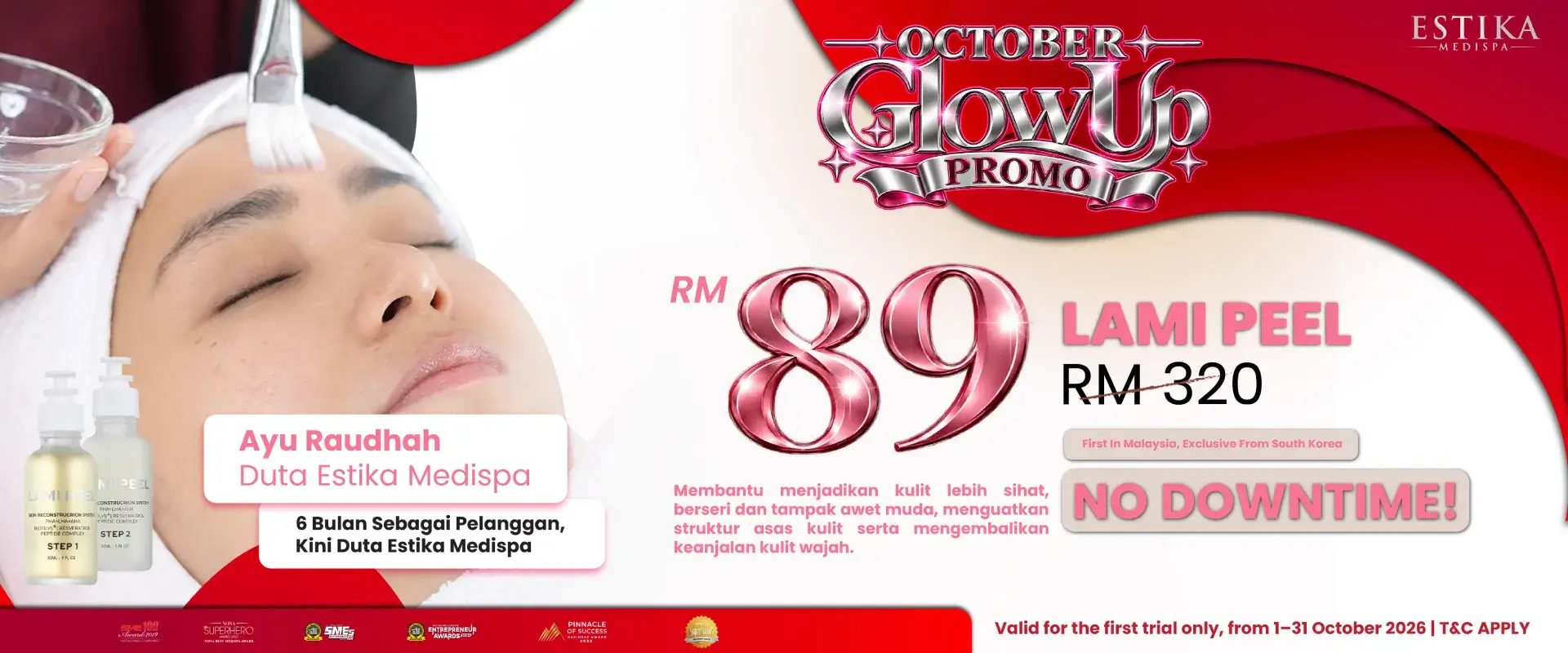 october glow up promo estika medispa