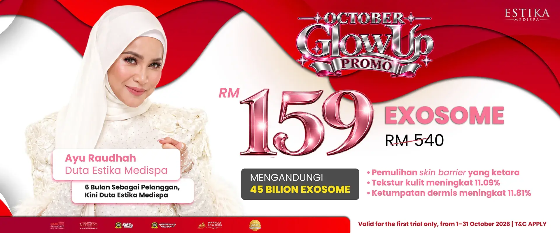 october glow up promo estika medispa