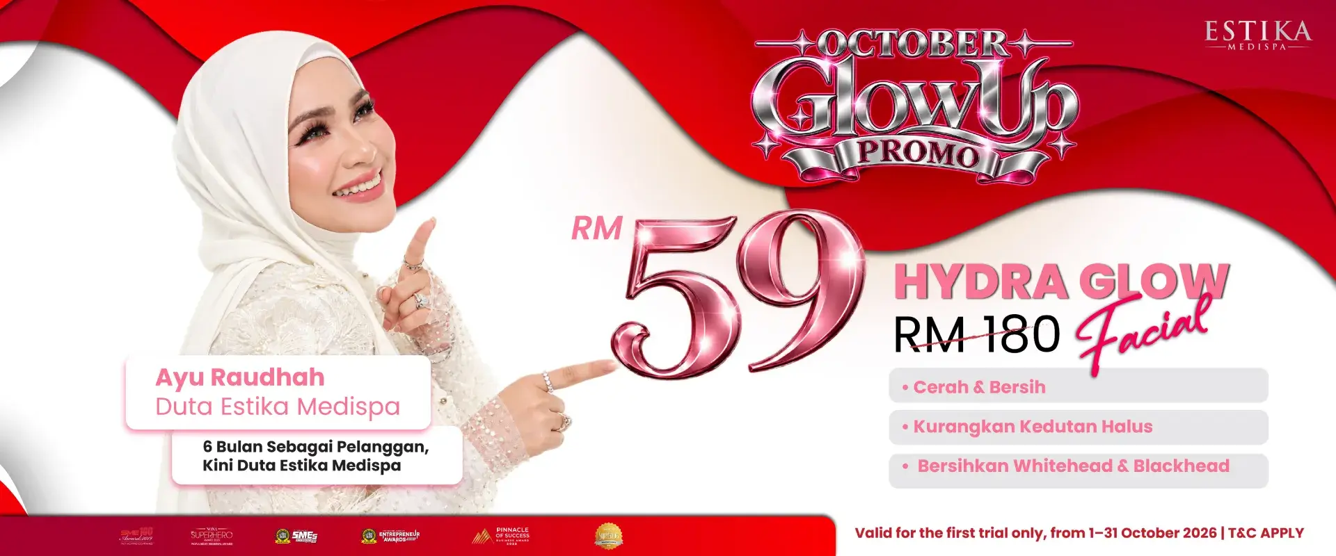 october glow up promo estika medispa